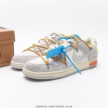 OFF WHITE X Nike Dunk SB Low The 50 NO.34 DJ0950-102 - Image 9