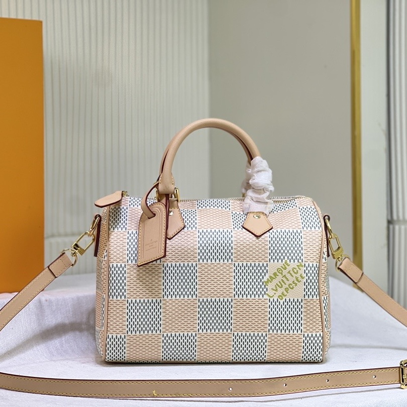 LV  Speedy 25 Checkerboard Shoulder Bag Handbag - Image 7