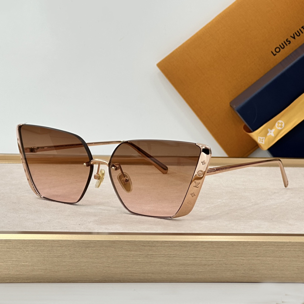 LV Metal Frame Sunglasses Top Quality - Image 1