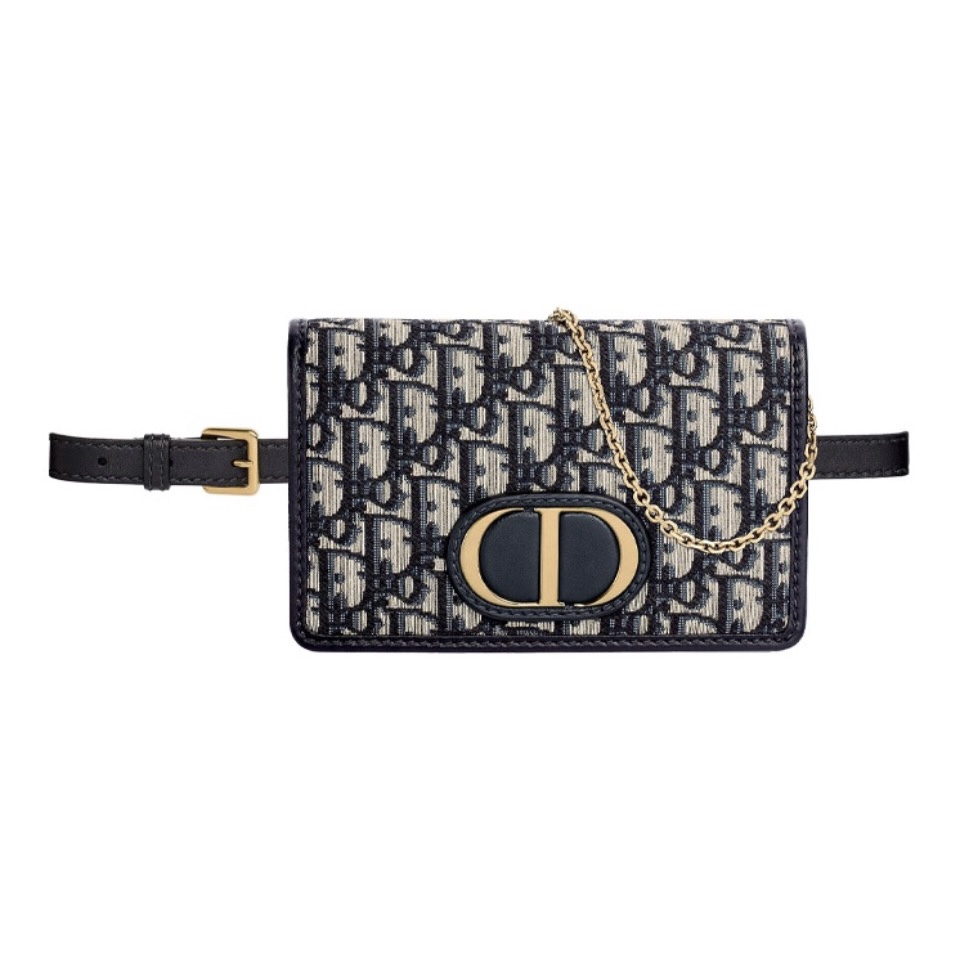DIOR 30 Montaigne Canvas Shoulder Bag - Image 1