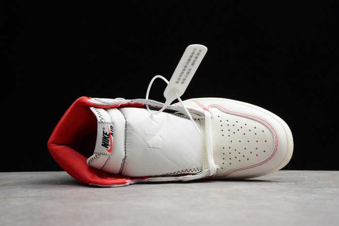 Air Jordan 1 Phantom Sail University Red 555088-160 - Image 13