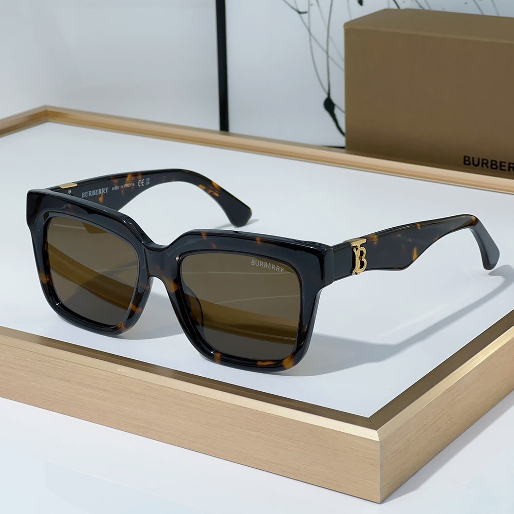 Buberry  Mirror leg Logo Sunglasses Top quality - Image 2