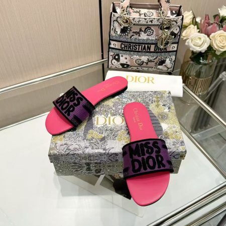 Dior Dway Miss Dior Allover Motif Sandals - Image 12