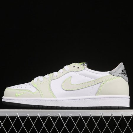 Jordan 1 Retro Low White Ghost Green Black DM7837-10R - Image 8