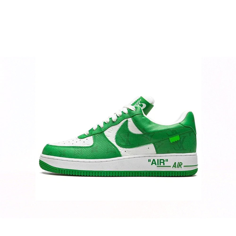 Nike Air Force 1 Low LV Monogram Brown Damier Azur - Image 8