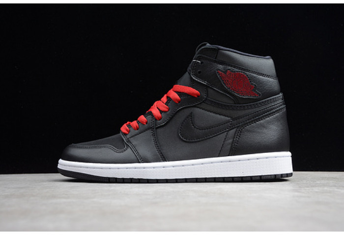 Air Jordan 1 High Black Satin 555088-060 - Image 1