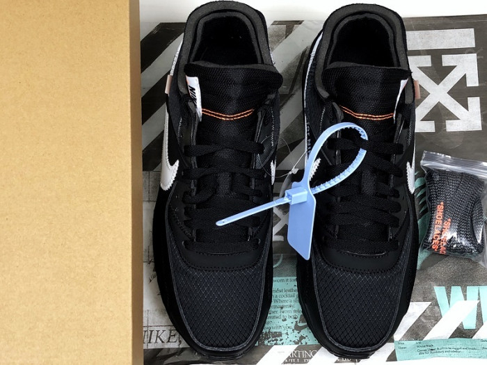 Off-White Nike Air Max 90 Black AA7293-001 - Image 37