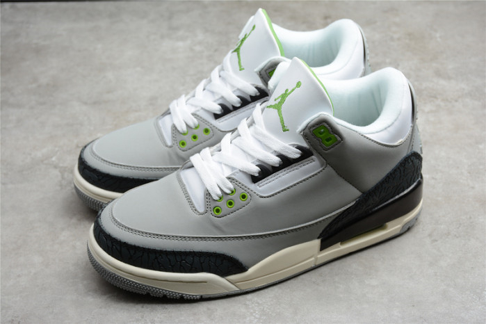 AIR JORDAN 3 RETRO ??CHLOROPHYLL???? 136064 006 - Image 11