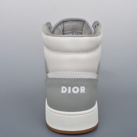 Dior B27 Sneakers High-Top Gray (AAA High Quality Version) - Image 5