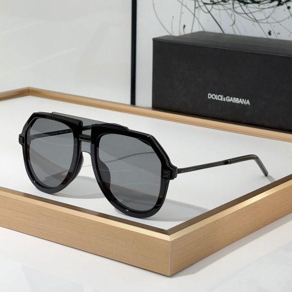 DOLCE & GABBAN DG Sheet Frame Slim Mirror Legs  Sunglasses Top quality