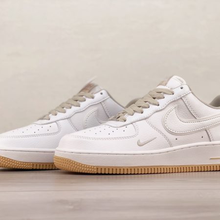 Nike Air Force White Brown - Image 3