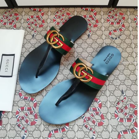 Gucci GG T-Strap Sandal - Image 12