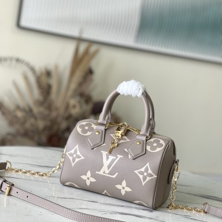 LV Speedy Bandouliere Grey Bag - Image 8