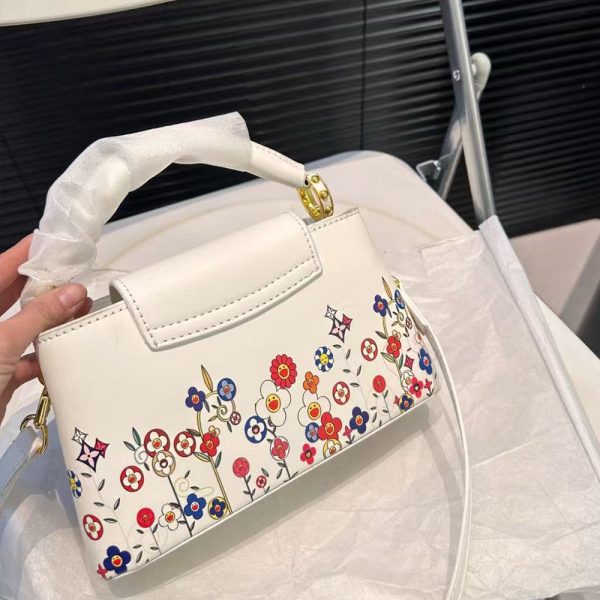 LV x Murakami Capucines East West Mini