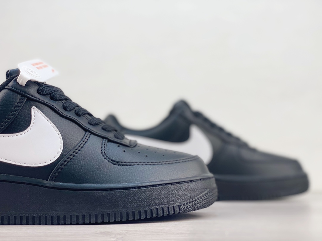 Nike Air Force Black White - Image 8
