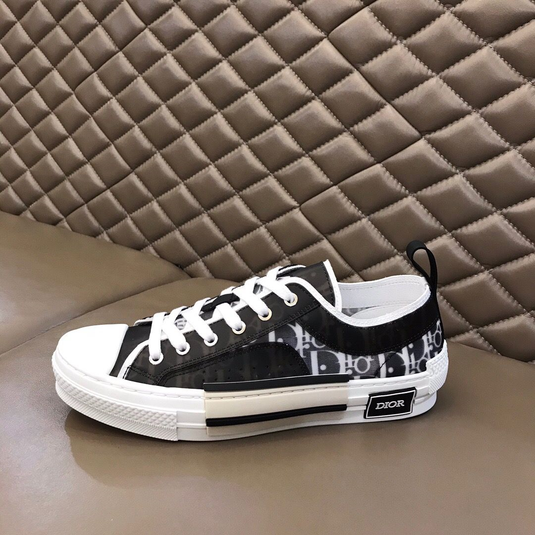 Dior B23 2022 New Style Low Top Logo Oblique Canvas 01 - Image 5
