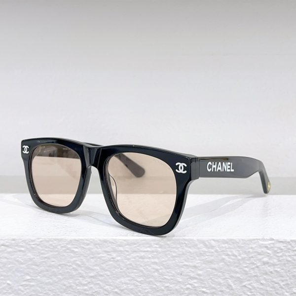 Chanel Thick Round Frame Sunglasses Top Quality