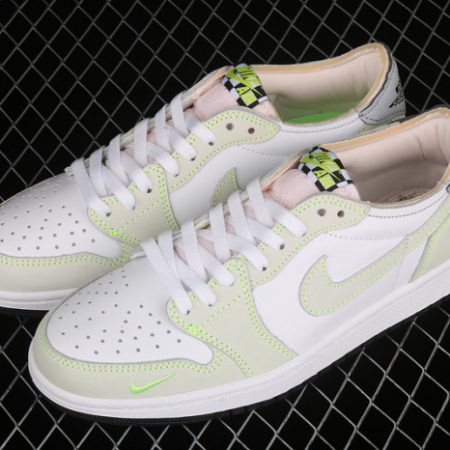 Jordan 1 Retro Low White Ghost Green Black DM7837-10R - Image 16