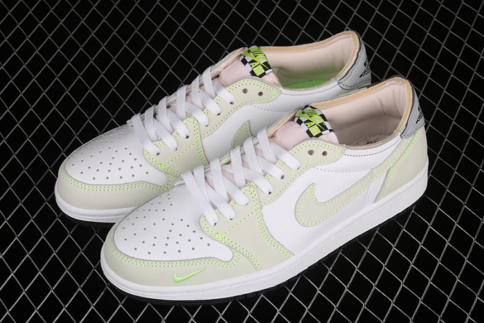 Jordan 1 Retro Low White Ghost Green Black DM7837-10R - Image 16