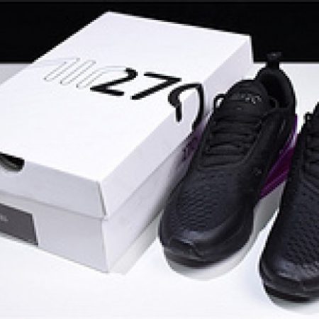 Nike womens Air Max 270 black purple AH6789 016 - Image 14