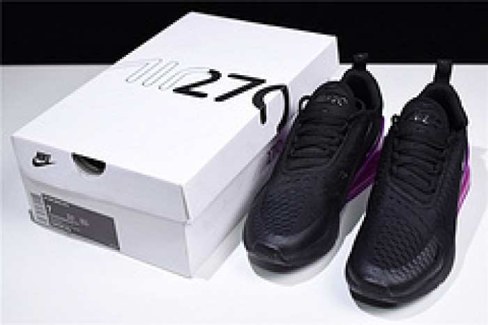 Nike womens Air Max 270 black purple AH6789 016 - Image 14
