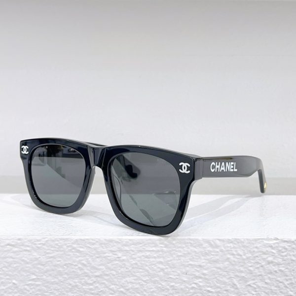 Chanel Thick Round Frame Sunglasses Top Quality