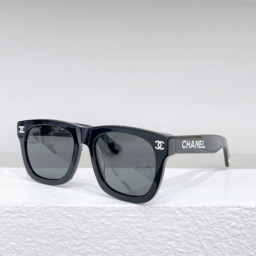Chanel Thick Round Frame Sunglasses Top Quality - Image 1