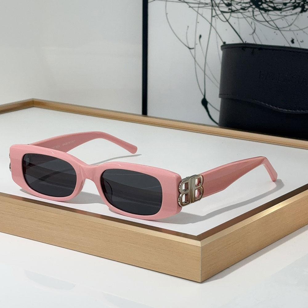 Balenciaga  Mirror leg Hollowed Out Logo   sunglasses Top quality - Image 7
