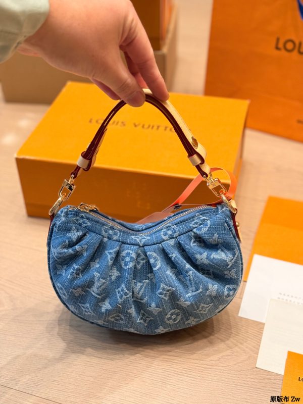 LV Pochette Valley Monogram Denim Bag
