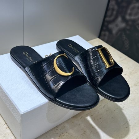 Dior CD Logo Slides Sandals - Image 8