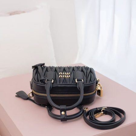 Miu Miu Arcadie Matelasse Nappa Leather Bag - Image 4
