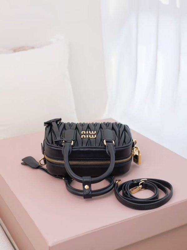 Miu Miu Arcadie Matelasse Nappa Leather Bag