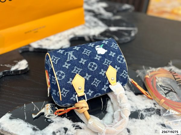 LV Denim Pillow Bag