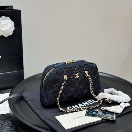 Chanel Denim Chain Bag - Image 1