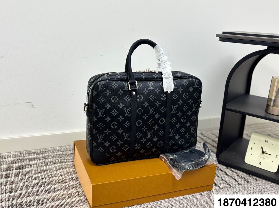 LV Briefcase Men's Shopping Bag - Image 2