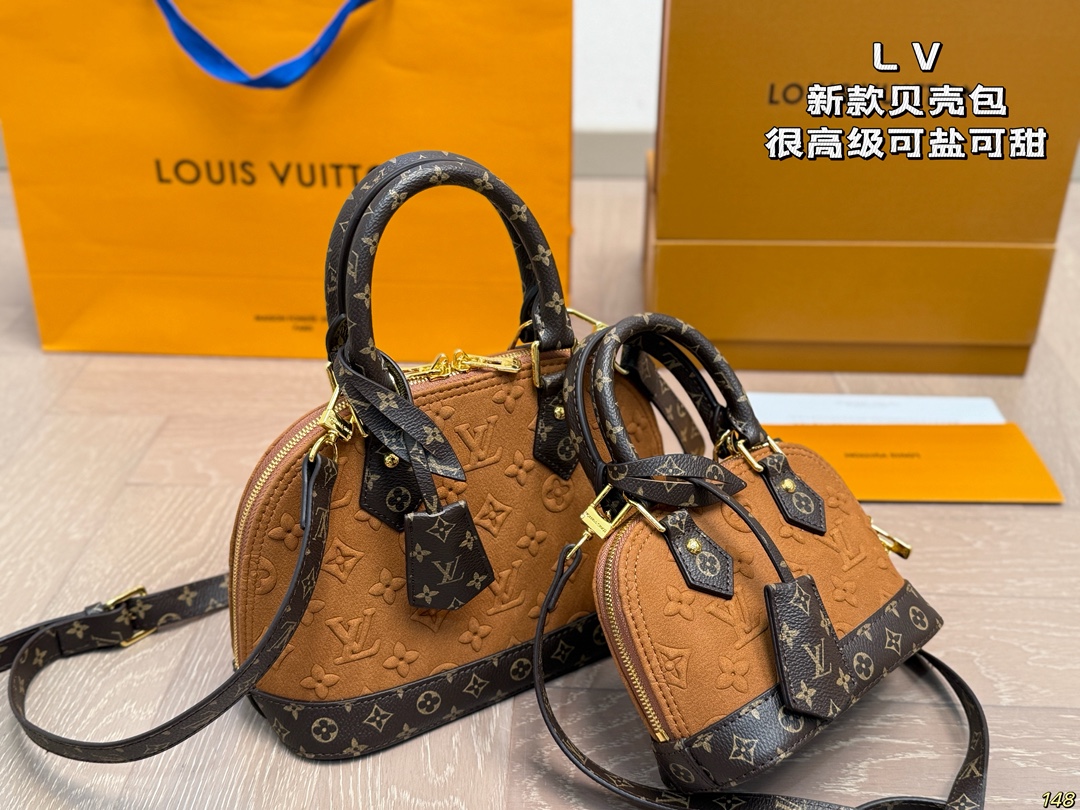 LV Vintage Floral Crossbody Bag - Image 1