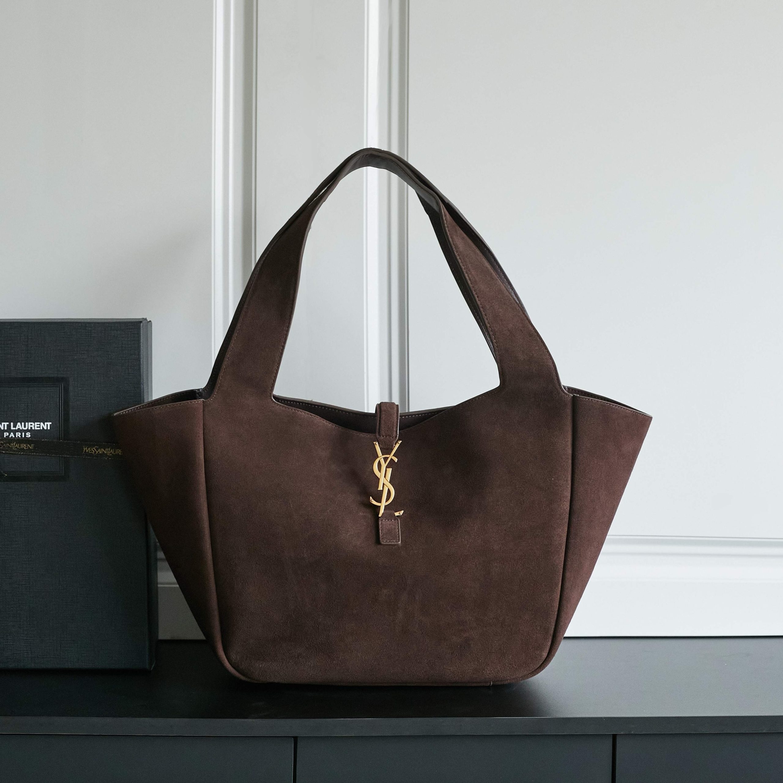 YSl Le 5 A 7 Bea suede tote bag - Image 2