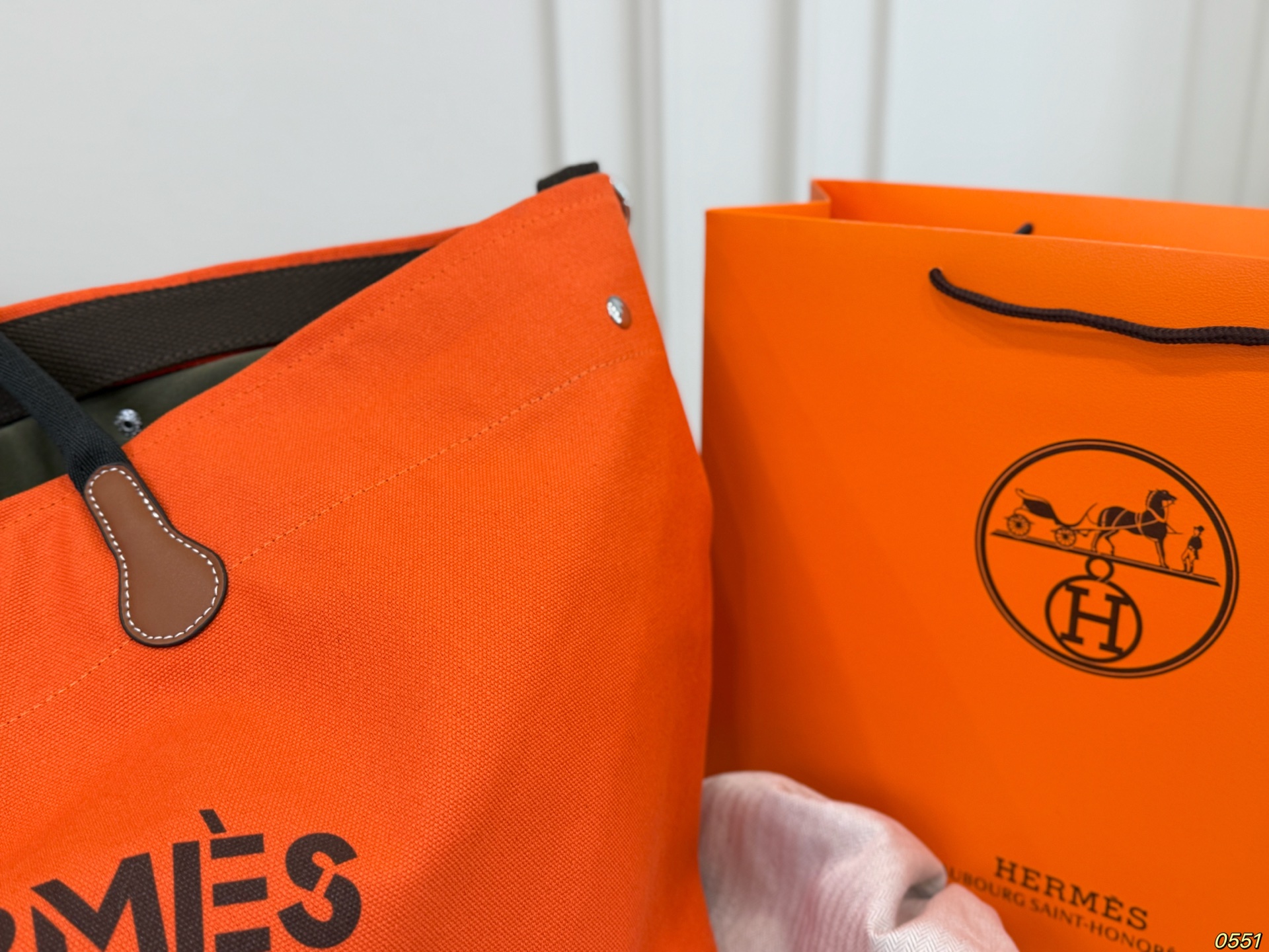 Hermas Canvas Tote Bag - Image 5