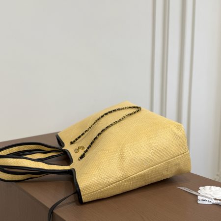 Chanel Woven Tote Bag - Image 2