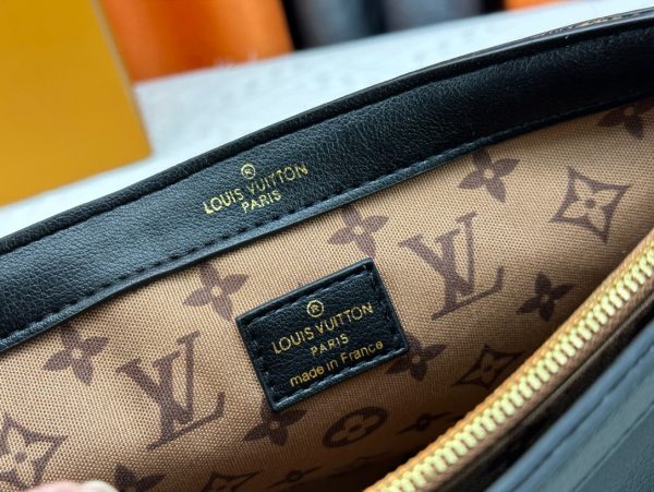 LV Smooth Dauphine MM Black Bag