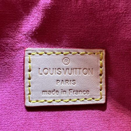 LV Monogram Denim Neo Speedy Fuchsia Bag - Image 10