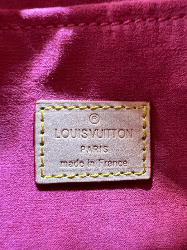 LV Monogram Denim Neo Speedy Fuchsia Bag