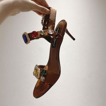 Dolce & Gabbana Straw Sandals - Image 7