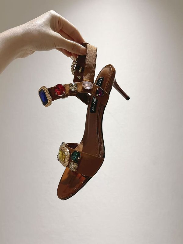 Dolce & Gabbana Straw Sandals