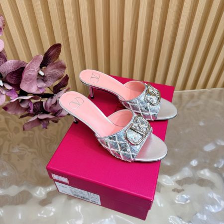 Valentino Women VLogo Slide Pumps - Image 2