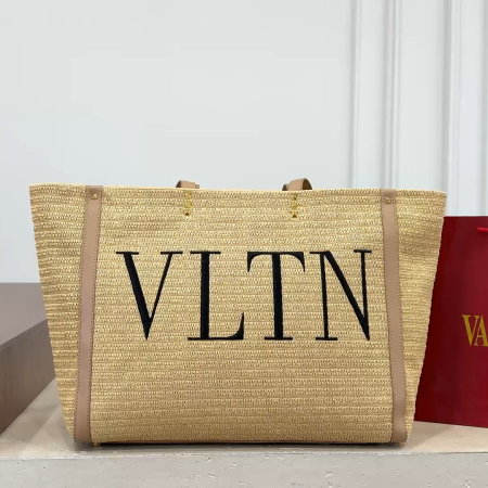 Valentino Straw Tote Bag - Image 2