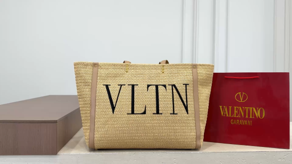 Valentino Straw Tote Bag