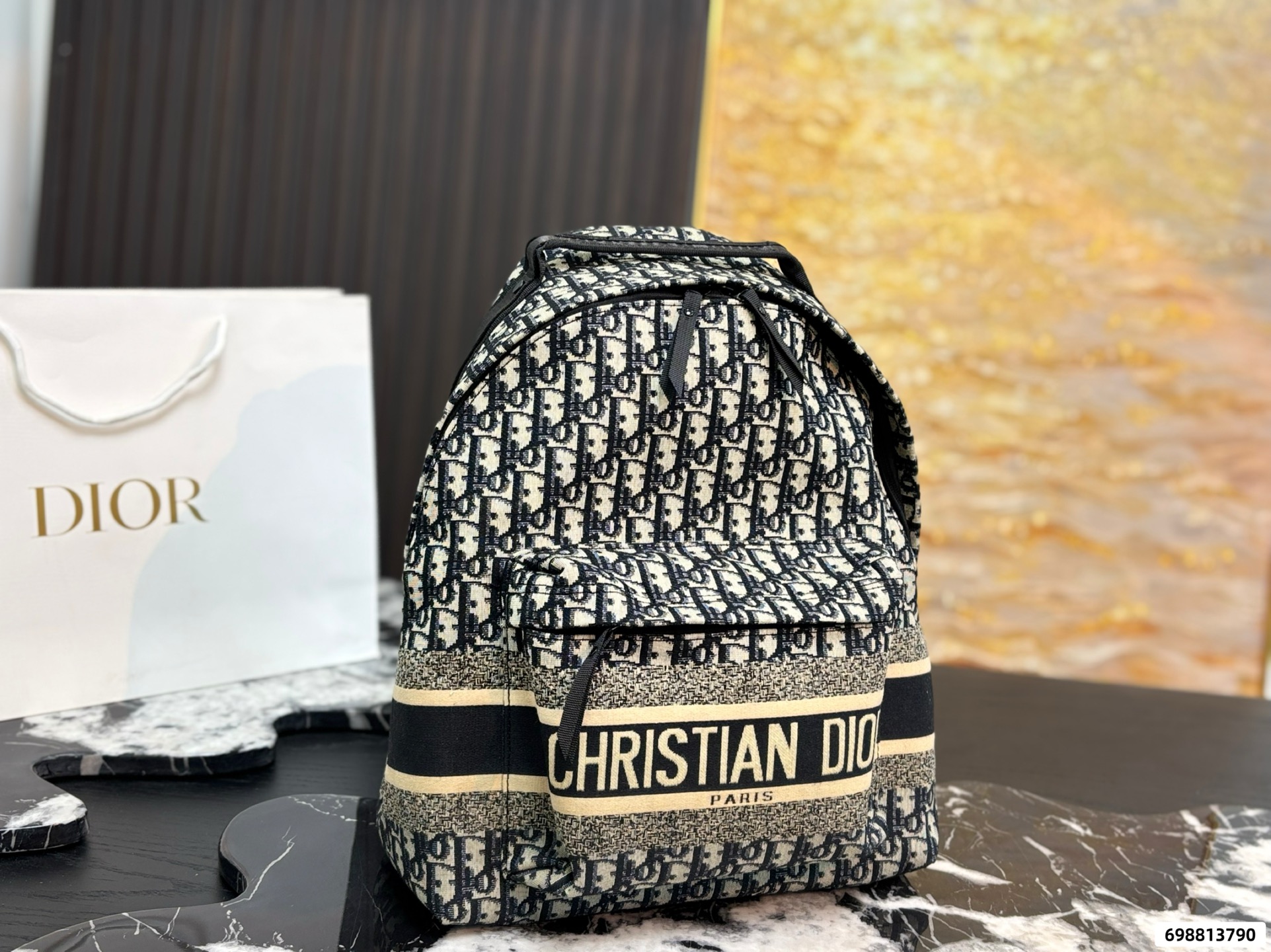 Dior Canvas Backpack - Image 2