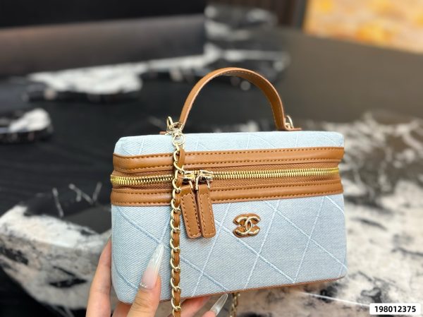 Chanel Resort Collection Denim Lunchbox Bag