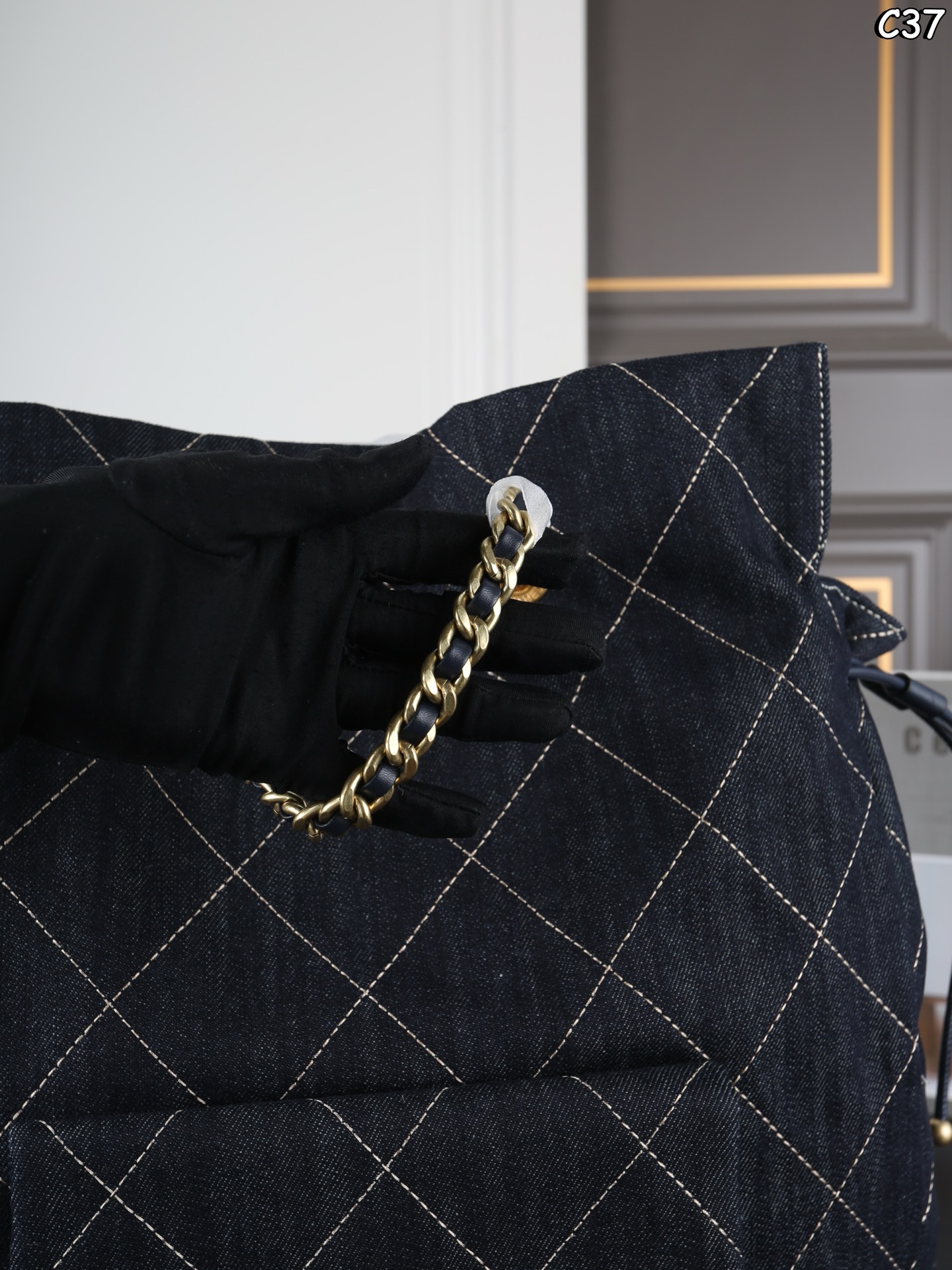 Chanel 25C Denim Bag - Image 6